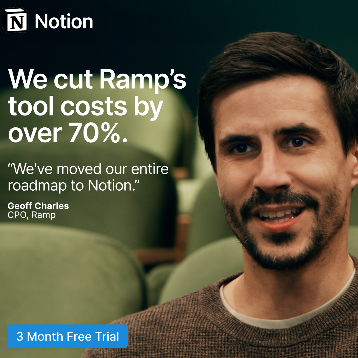 Notion Facebook ad