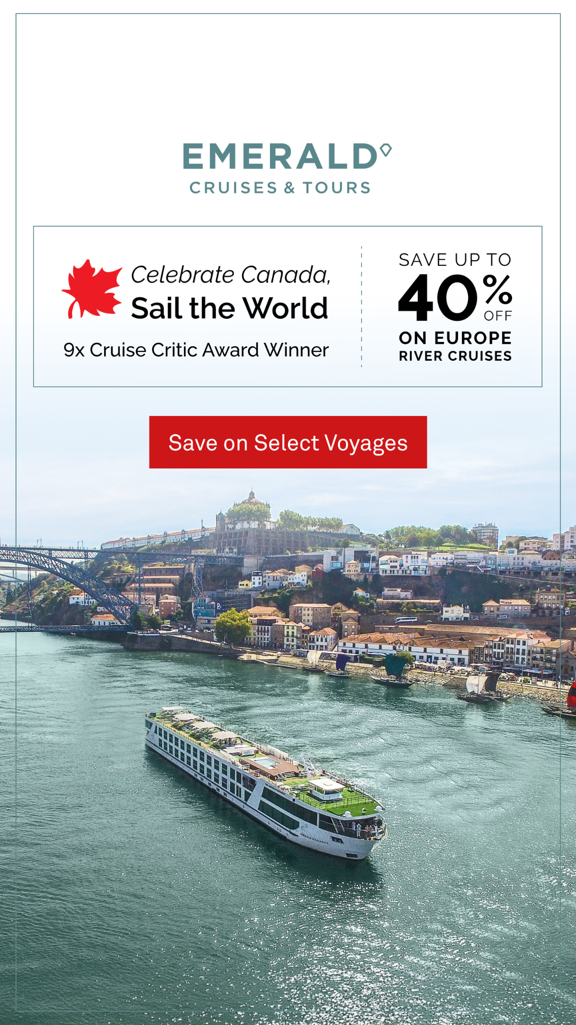 Emerald Cruises Facebook ad