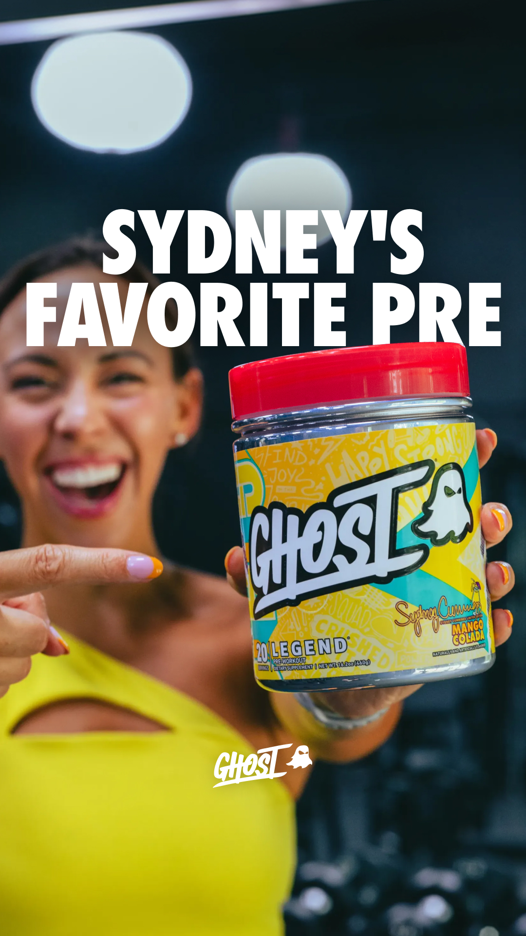 GHOST Facebook ad