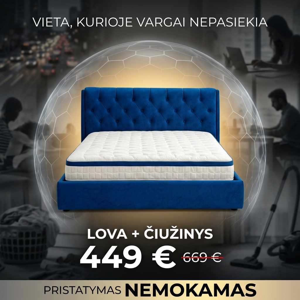 Tikbaldai.lt - kokybiški baldai Facebook ad from May 27, 2026