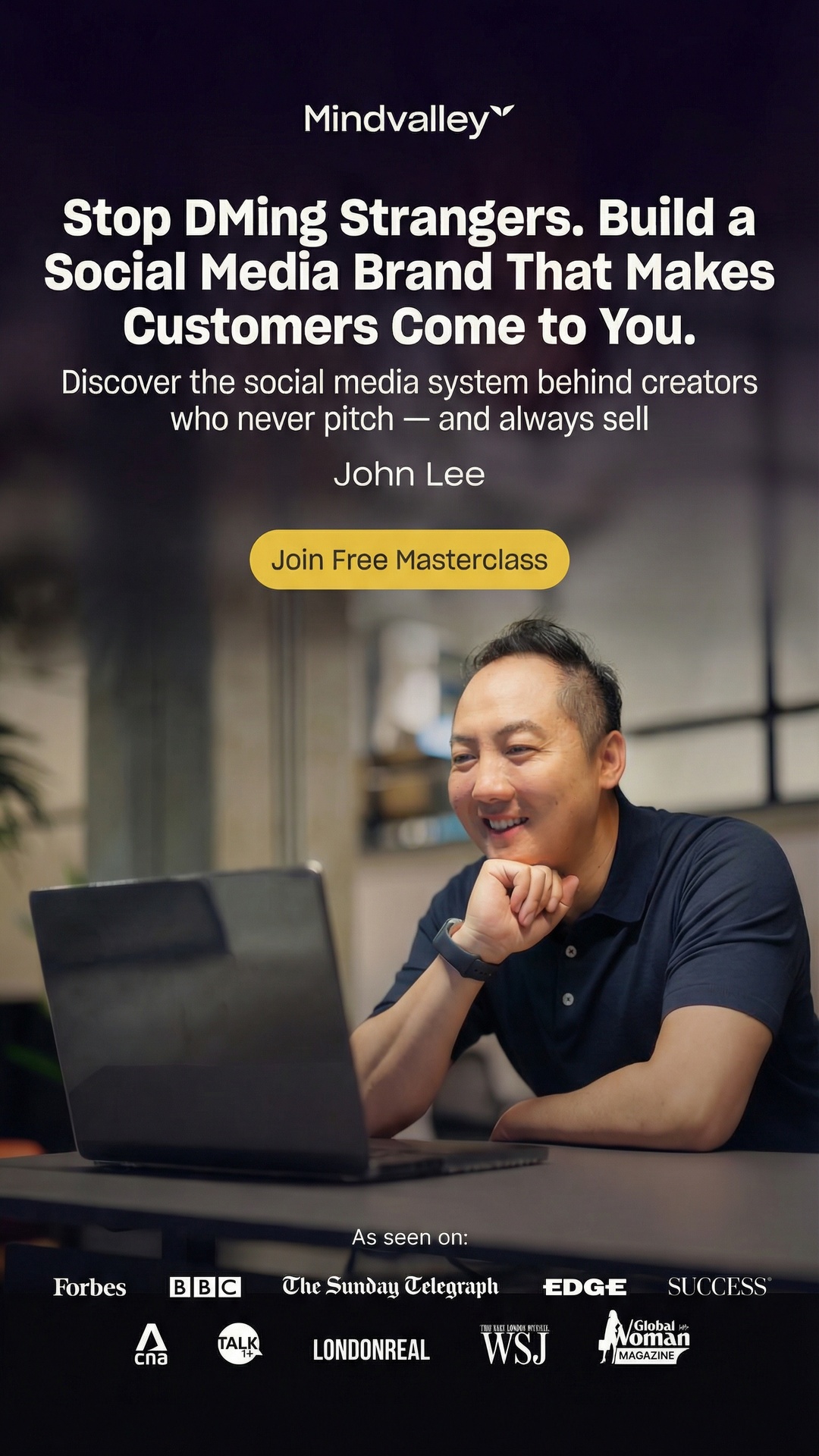 Mindvalley Facebook ad from Apr 13, 2026