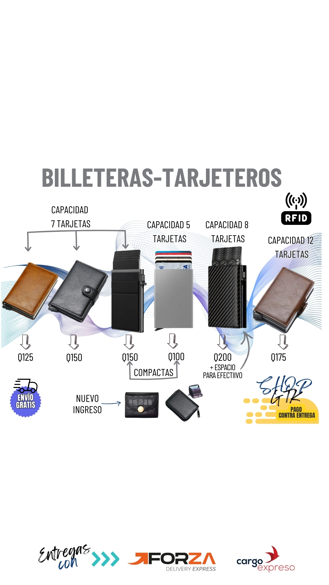 Shop GTK Facebook ad: ¡Renová tu billetera o sorprende a alguien especial!