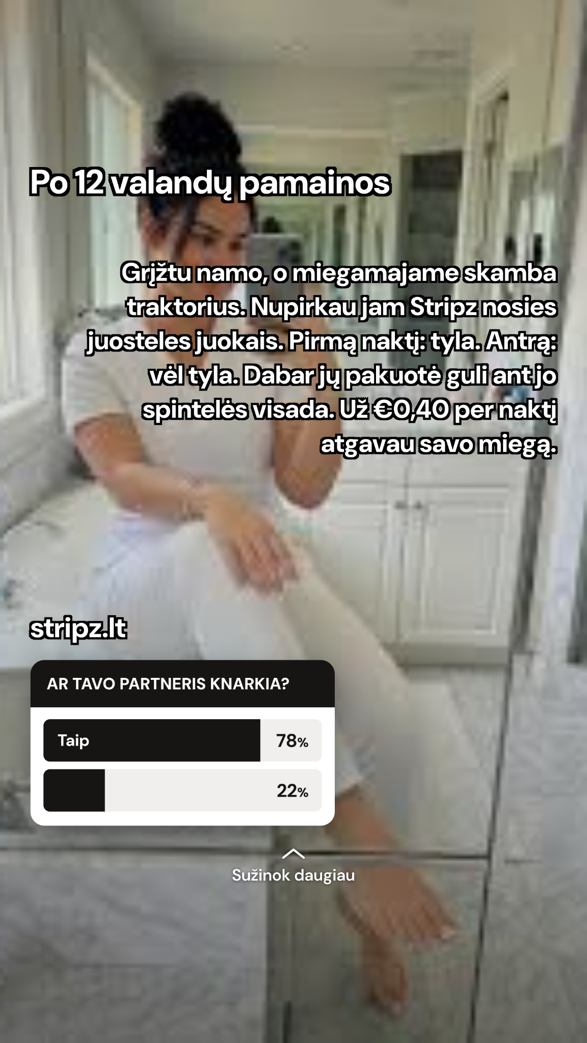 Stripz Facebook ad