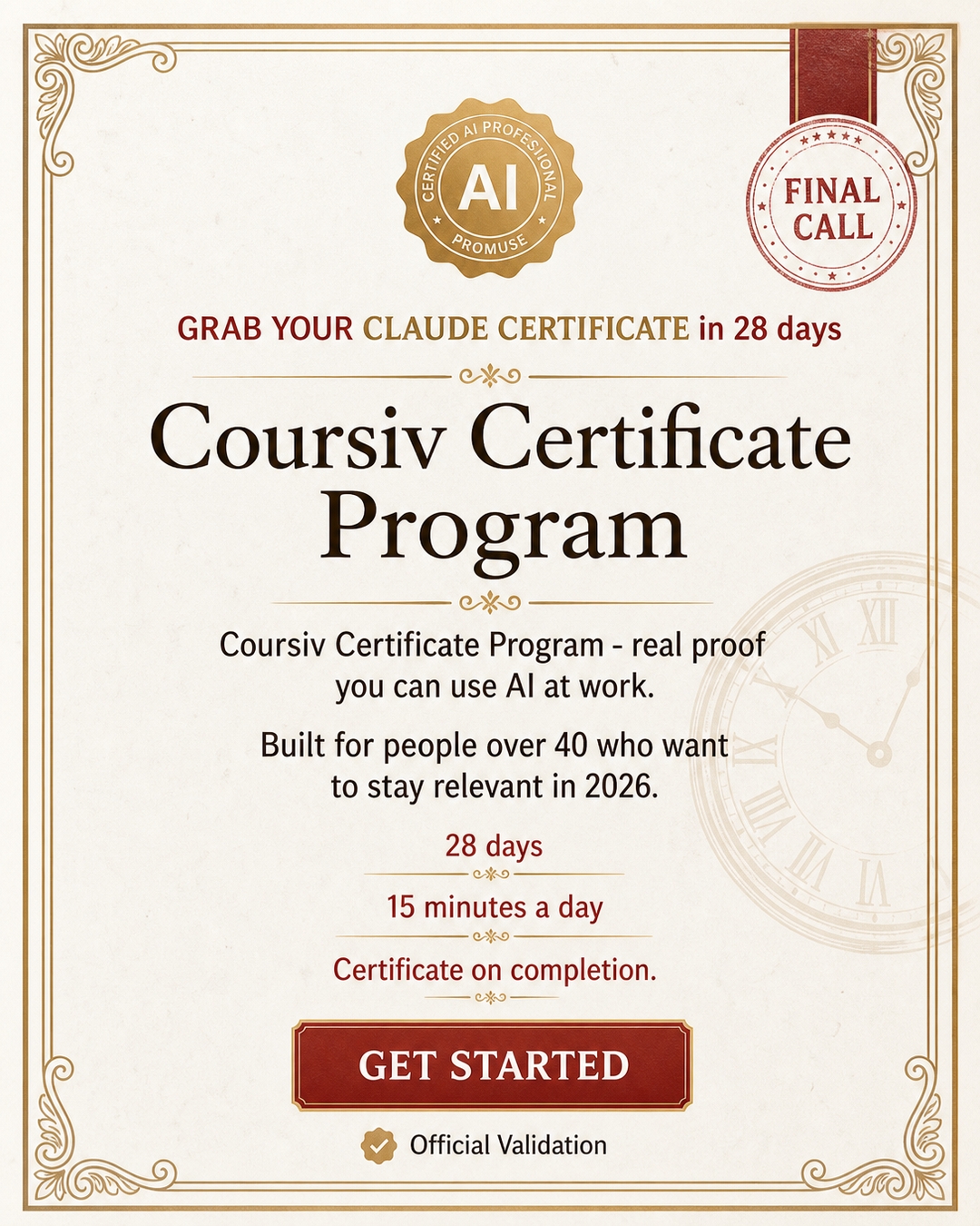 AI Essentials Facebook ad