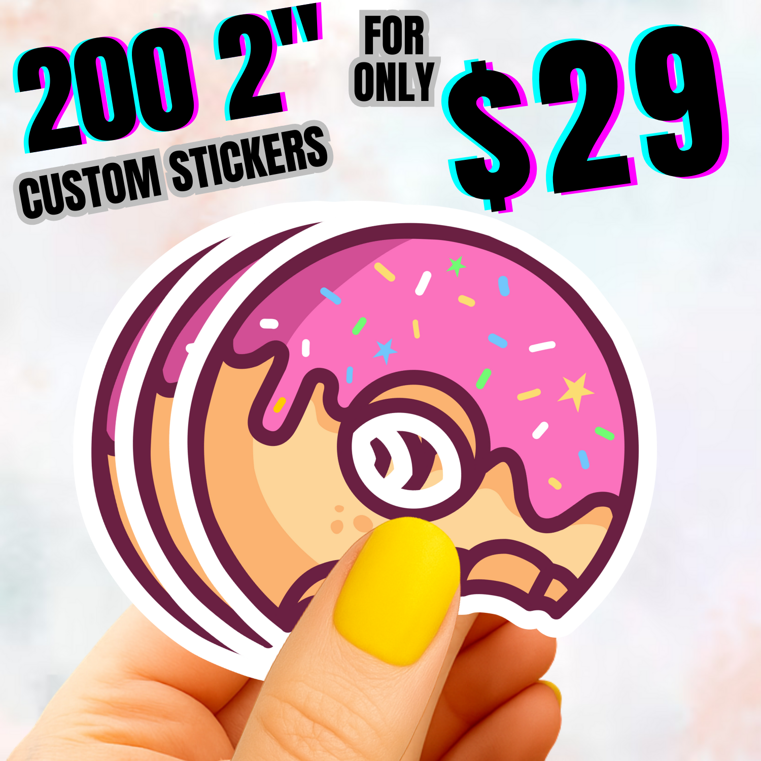 Sticker Whisper Facebook ad: 200 Stickers Only $29
