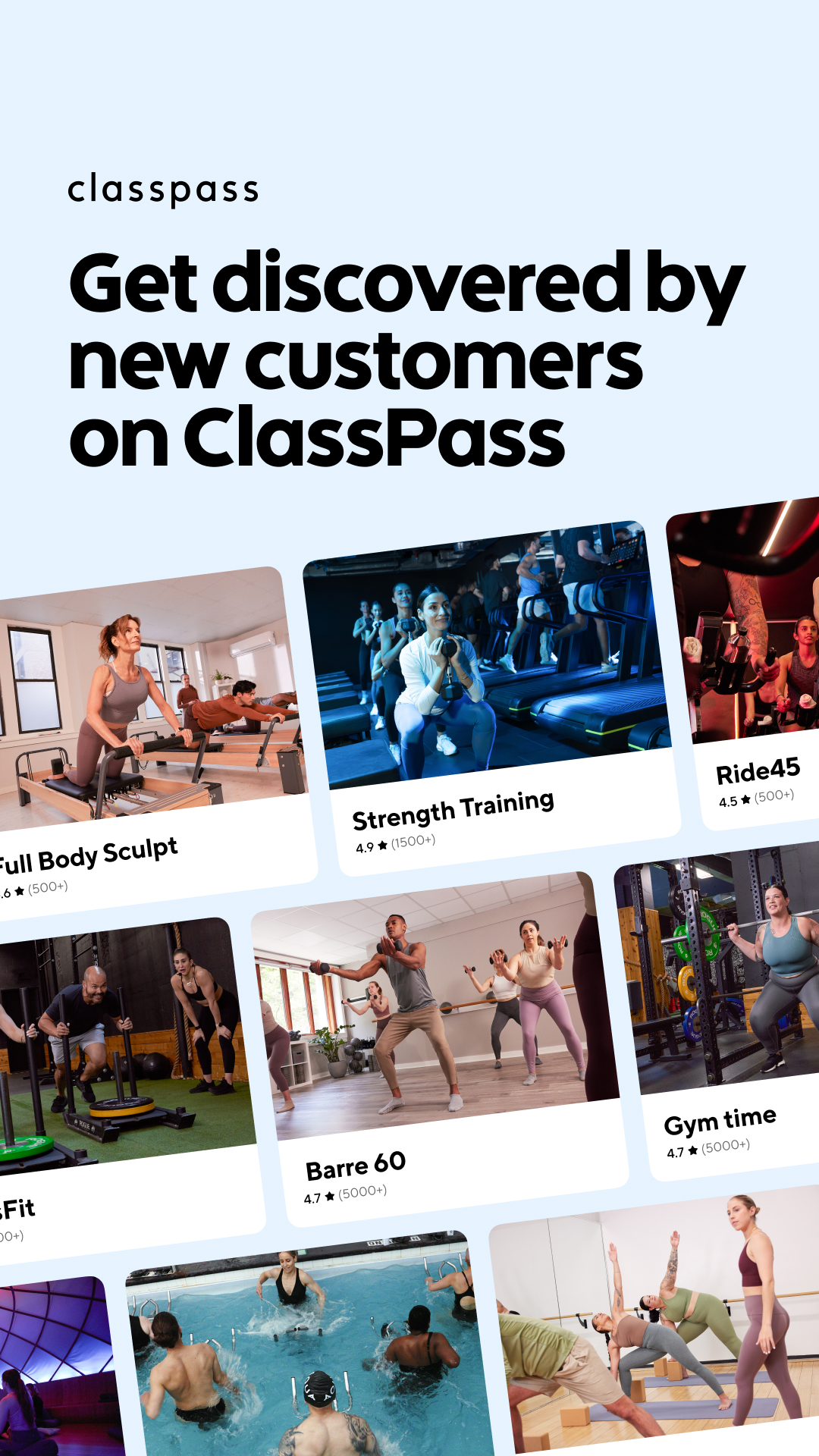 ClassPass Facebook ad