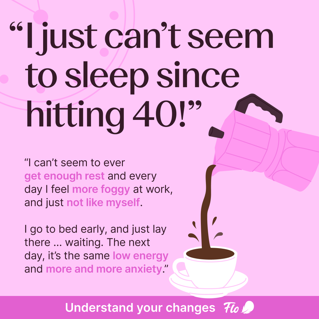 Flo Health App Facebook ad: Try Flo and never look back