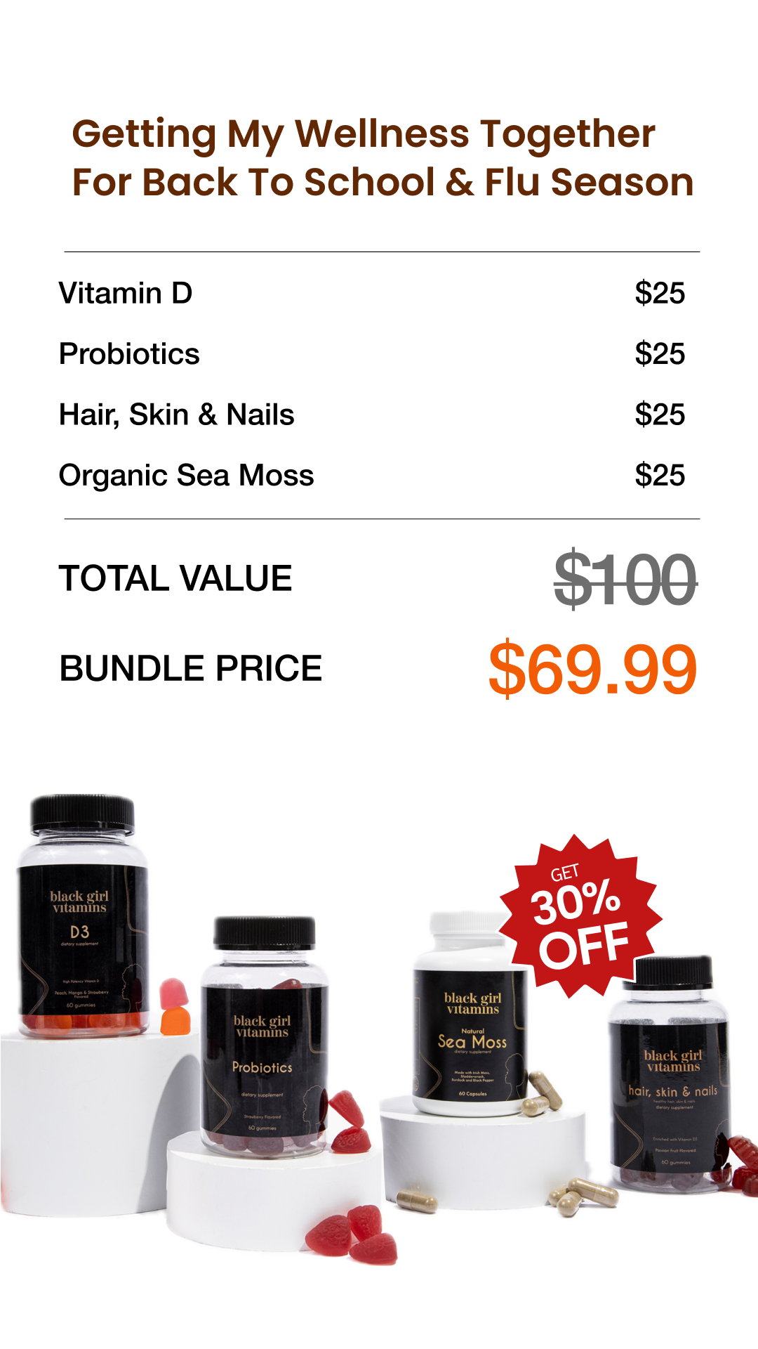 Black Girl Vitamins Facebook ad