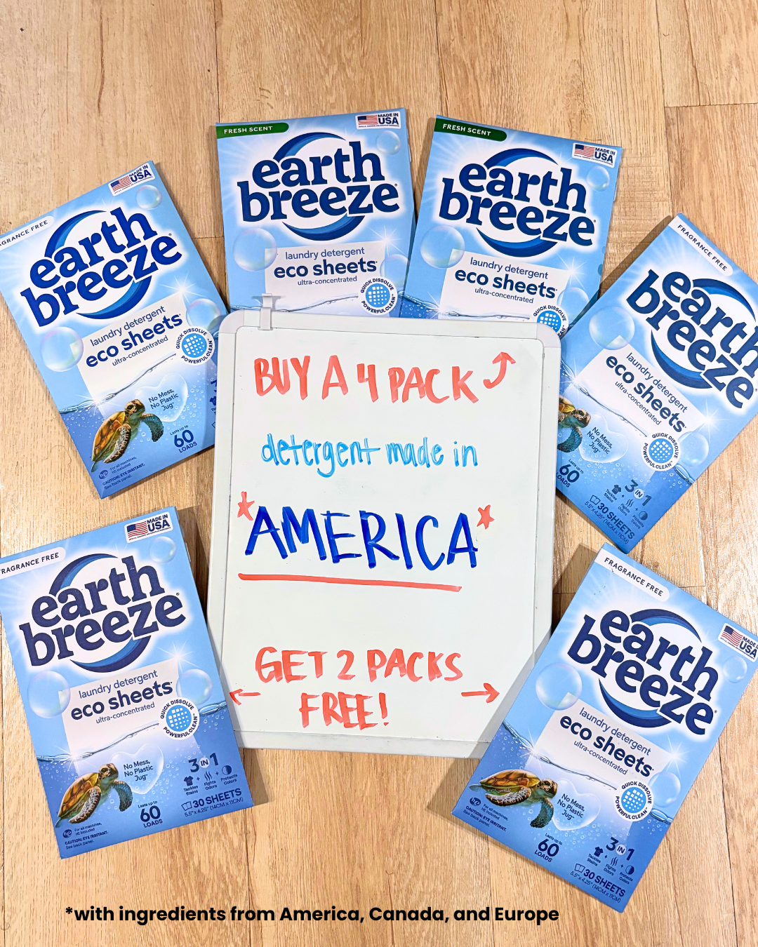 Earth Breeze Facebook ad
