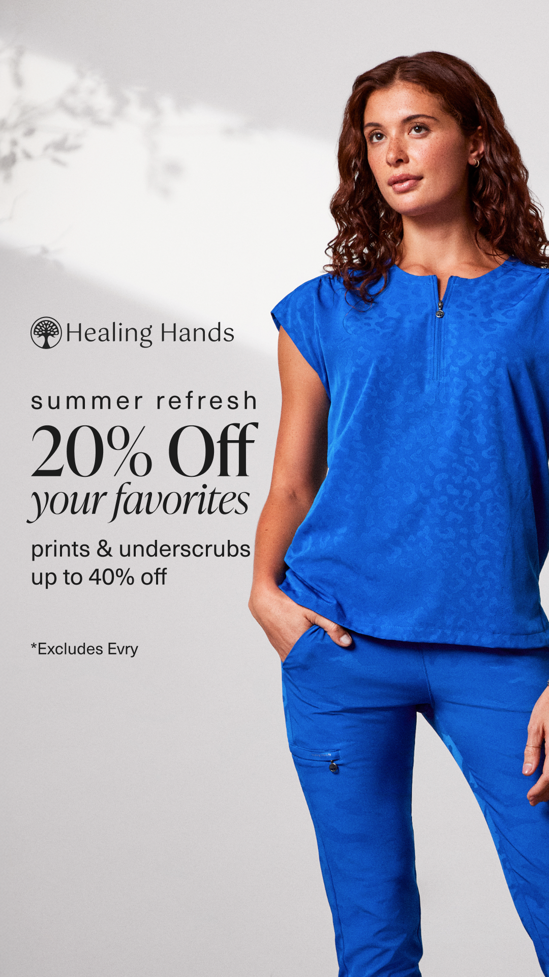 Healing Hands Scrubs Facebook ad