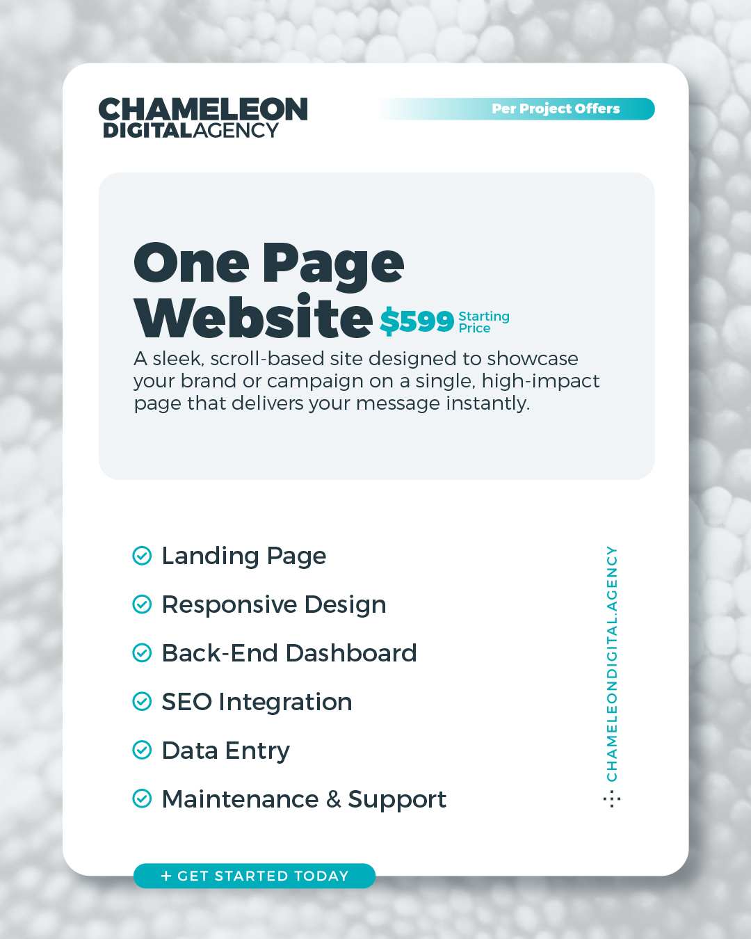 CHAMELEON Digital Agency Facebook ad: ๐ง๐ต๐ฒ ๐ฝ๐ฒ๐ฟ๐ณ๐ฒ๐ฐ๐ ๐๐๐ฎ๐ฟ๐๐ถ๐ป๐ด ๐ฝ๐ผ๐ถ๐ป๐ ๐ณ๐ผ๐ฟโฆ