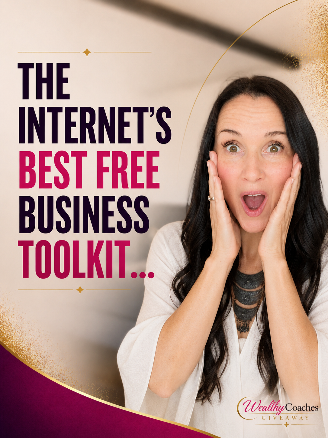 Women's Holistic Business Academy Facebook ad: $11,445 in Free Resources From 30+ Experts