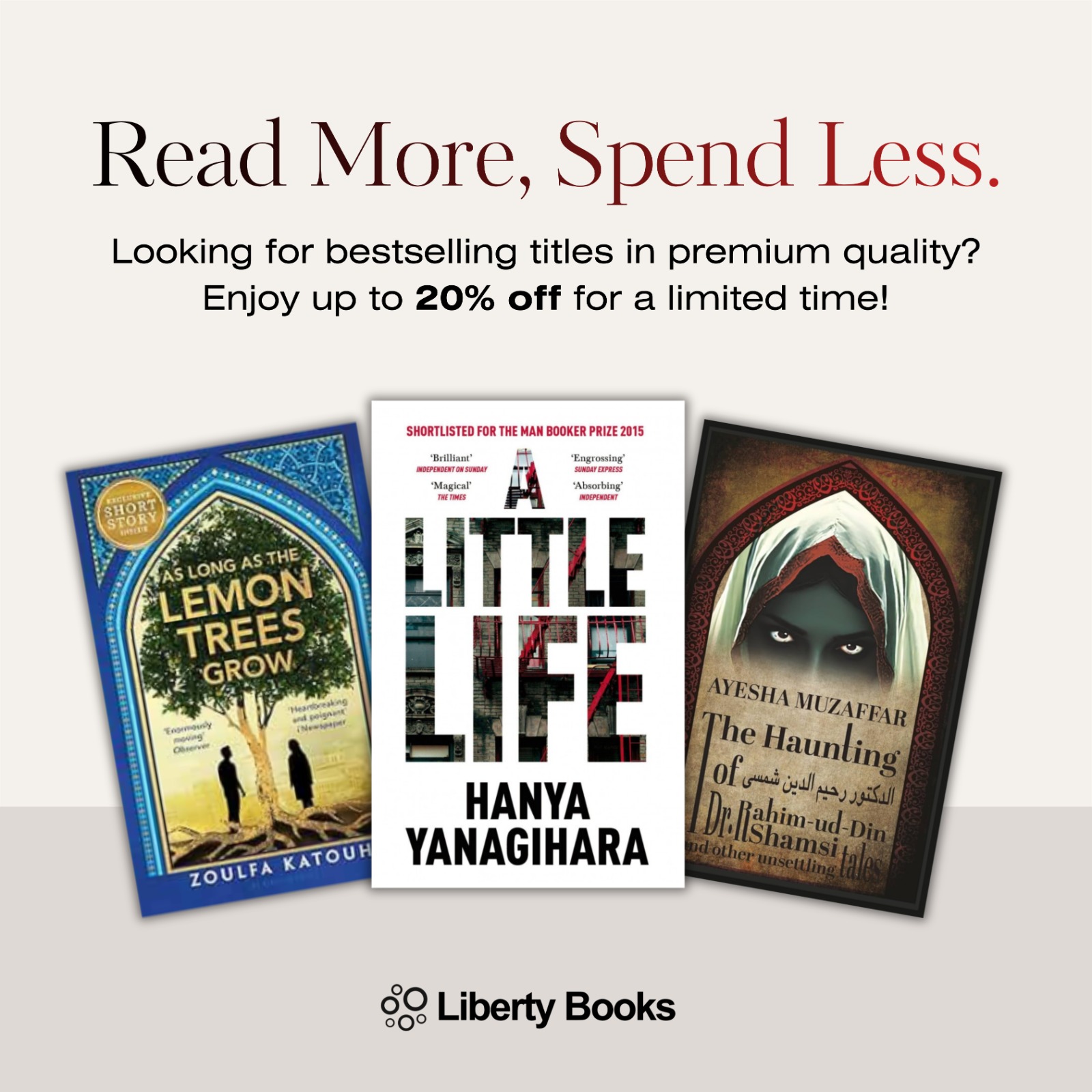 Liberty Books Pakistan Facebook ad