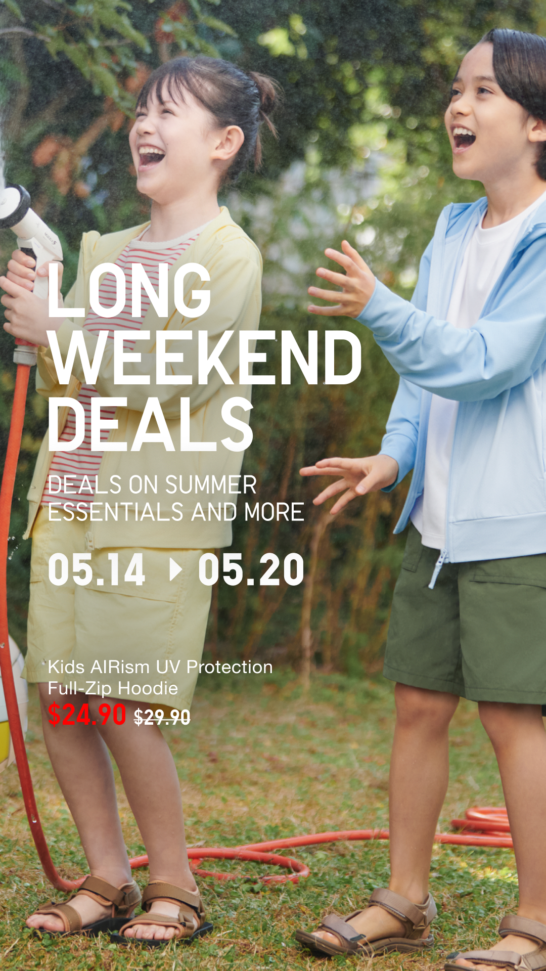 Uniqlo Canada Facebook ad