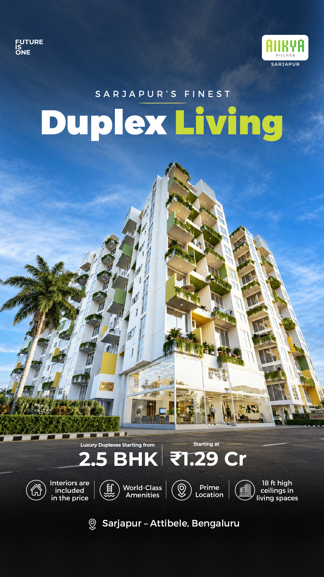 Future Is One Facebook ad: A Duplex For The Price Of A Flat
