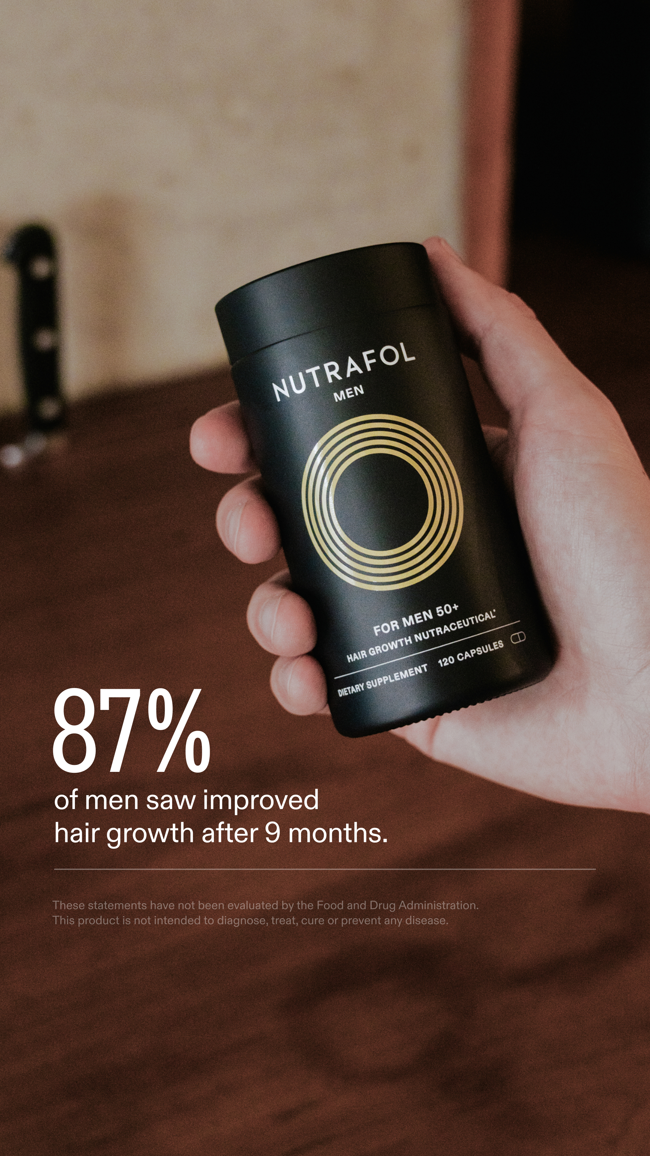 Nutrafol Men Facebook ad