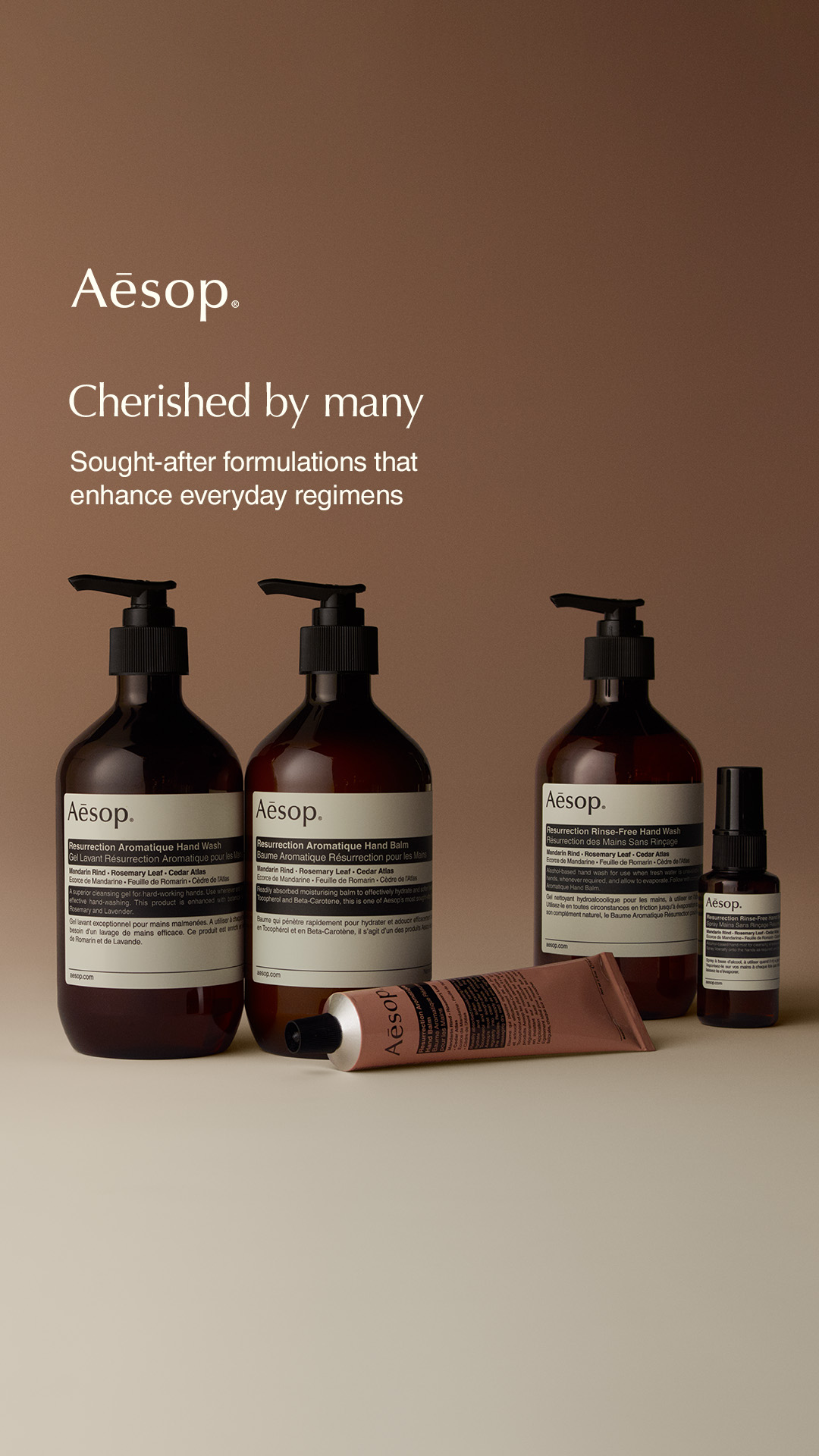 Aesop Facebook ad