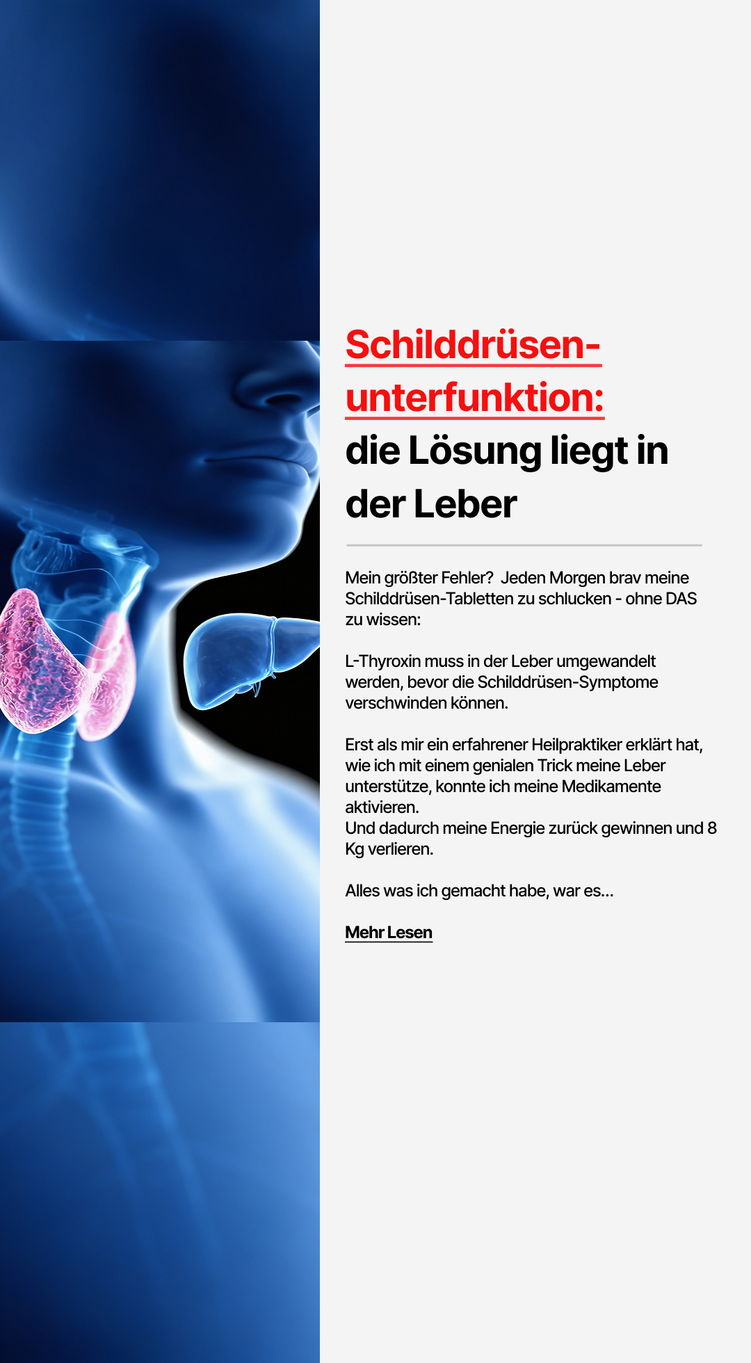 Mission Schilddrüse Facebook ad