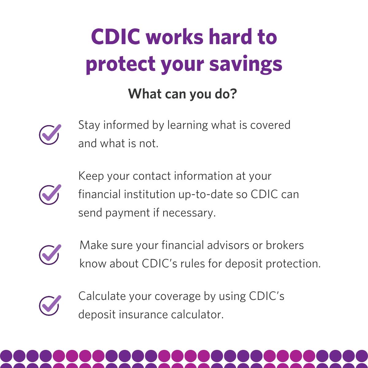 Canada Deposit Insurance Corporation Facebook ad