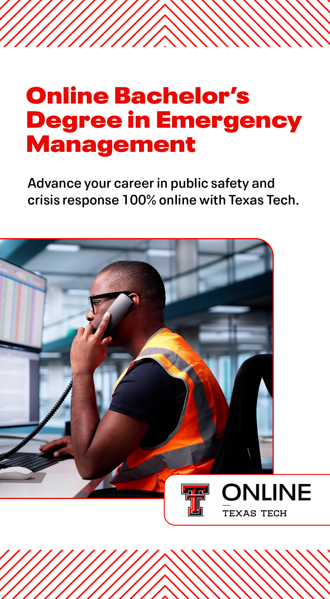 Texas Tech University Online Facebook ad