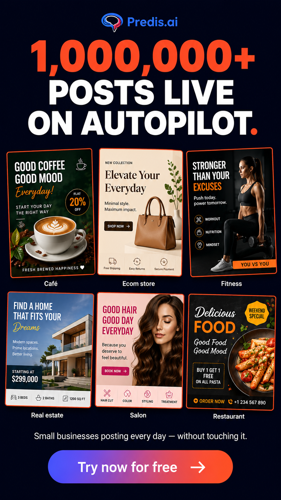 Predis.ai Facebook ad