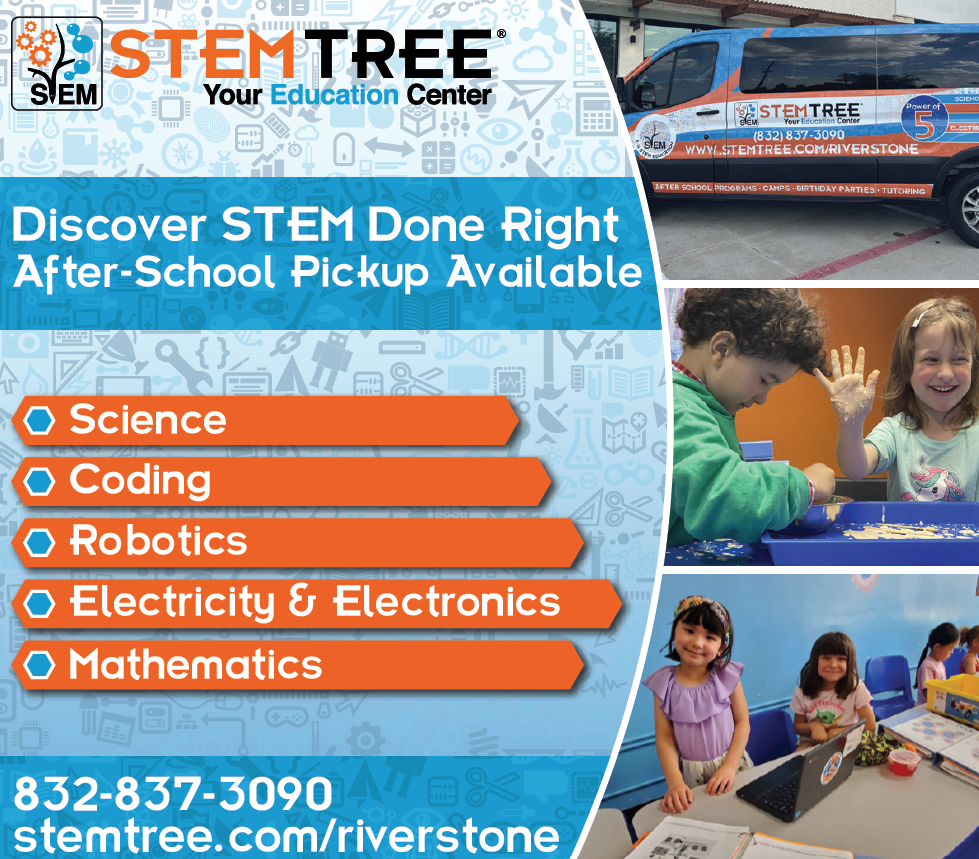 Stemtree of Riverstone Facebook ad: WE PICK UP FROM SCHOOL!