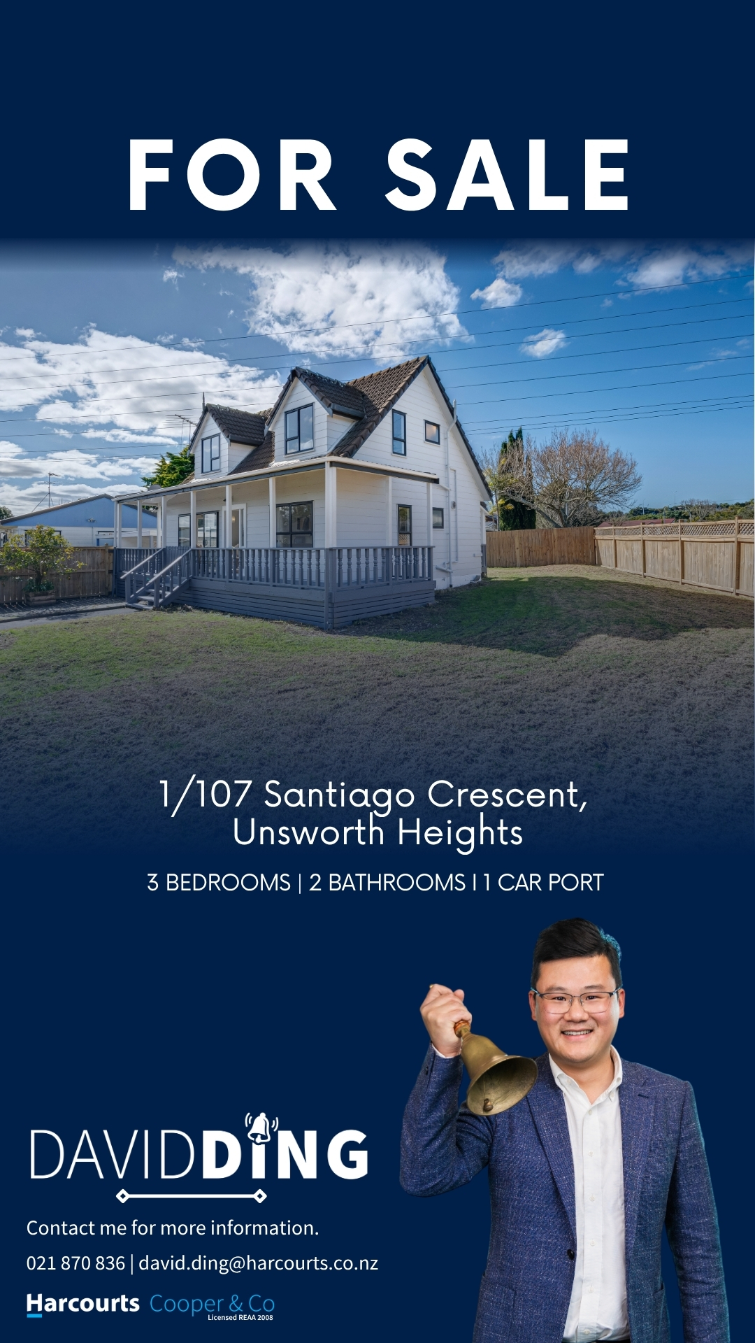 David Ding Real Estate Facebook ad from Aug 14, 2026