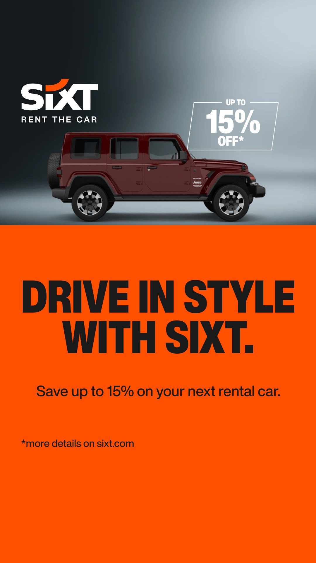 Sixt Facebook ad
