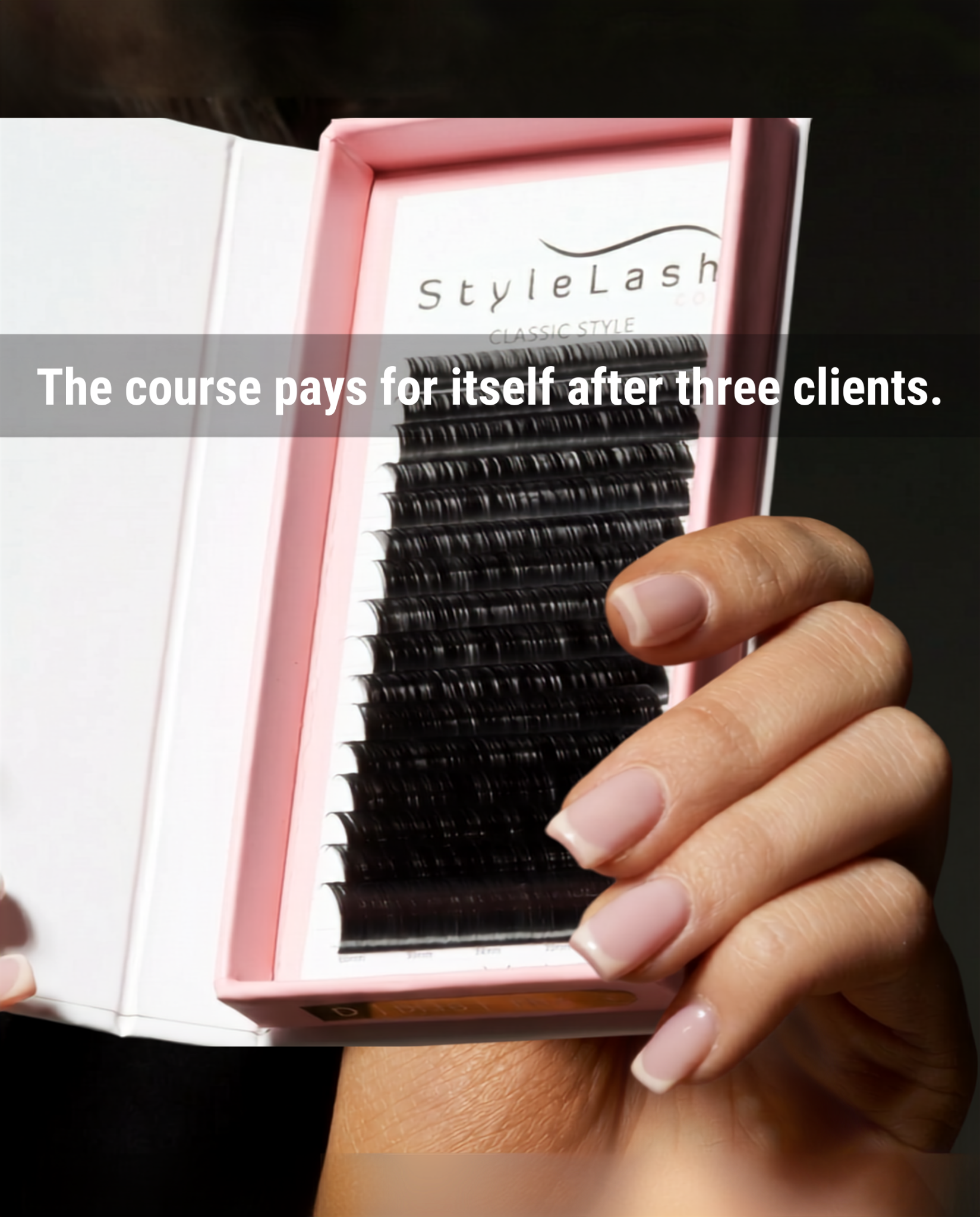 StyleLash.co Facebook ad: See what the course includes