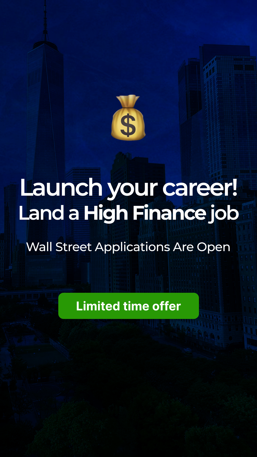 Wall Street Oasis Facebook ad from Aug 5, 2026