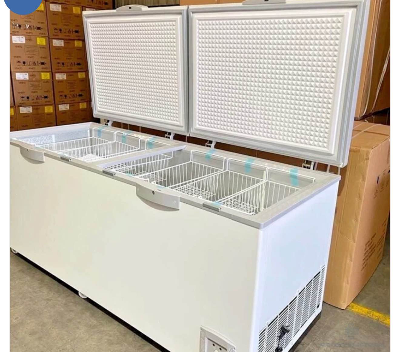 Oguz Ogz Facebook ad: EUROTAG 1100 litres chest freezer brand new sealed box 1…