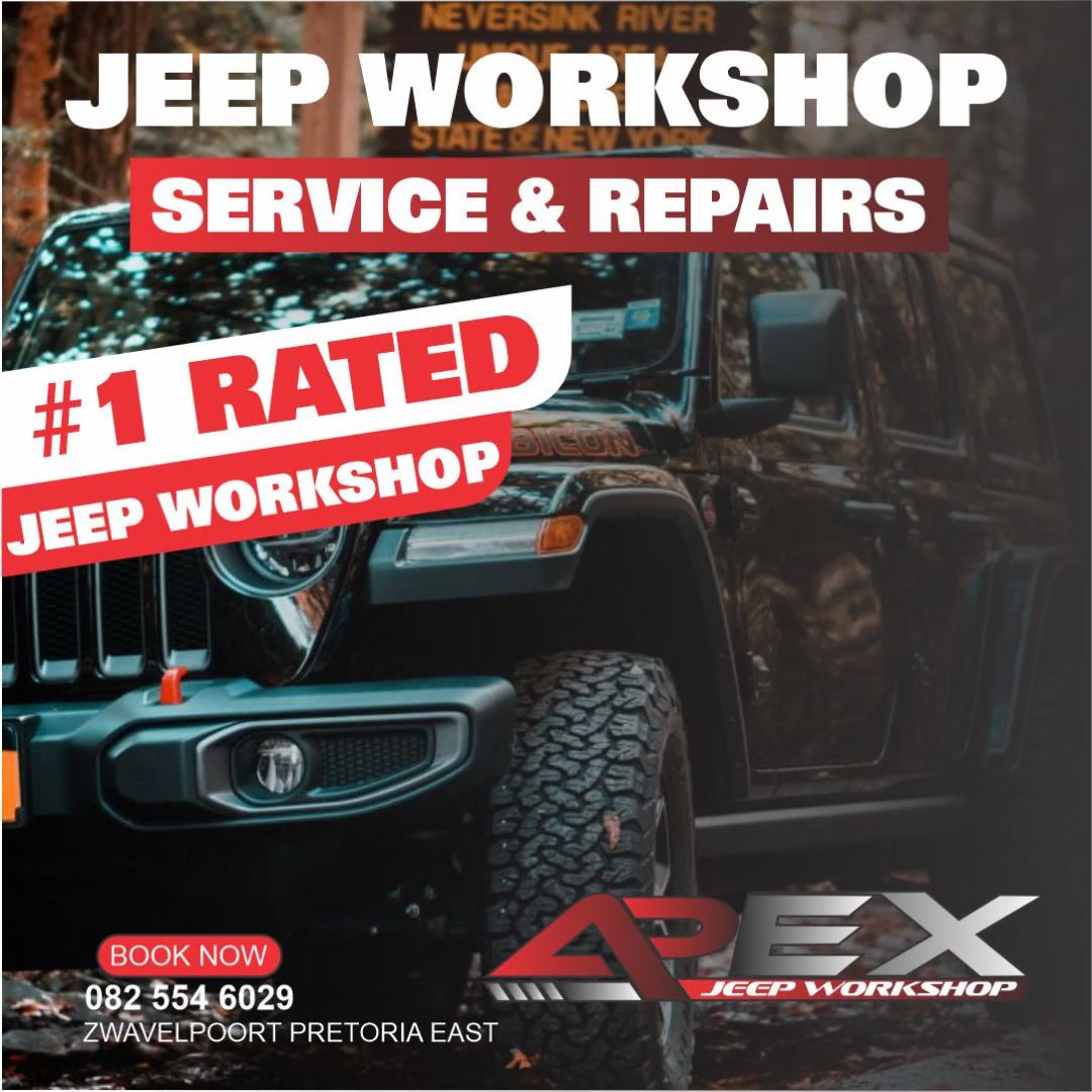 Apex Jeep Workshop Facebook ad: Jeep Owners in Gauteng, This One’s for You!