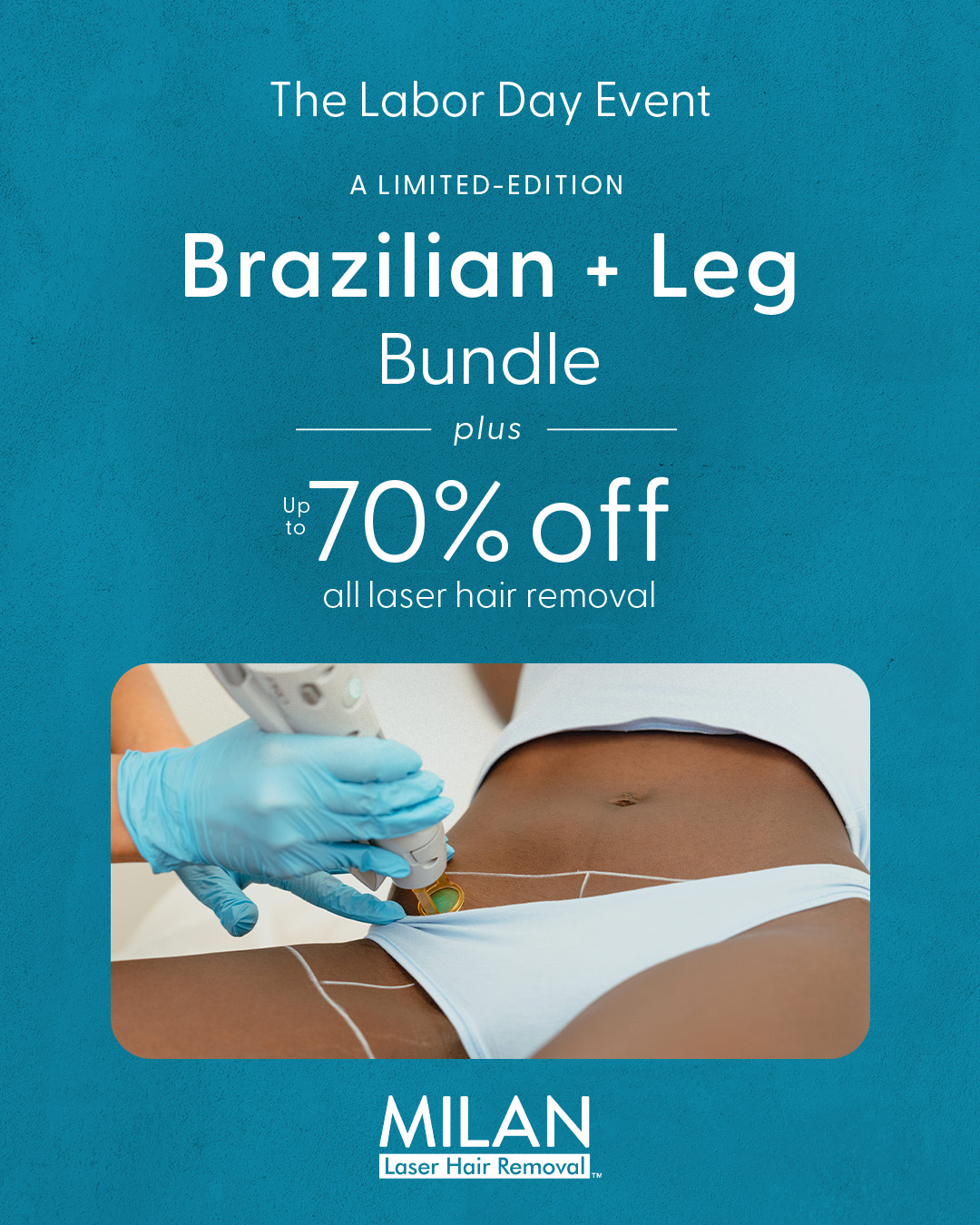 Milan Laser Hair Removal Facebook ad