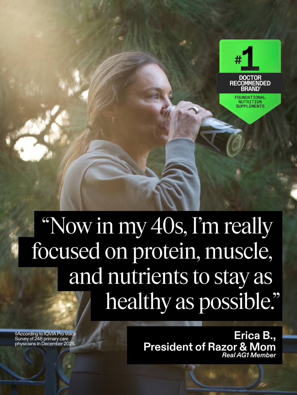 AG1 by Athletic Greens Facebook ad
