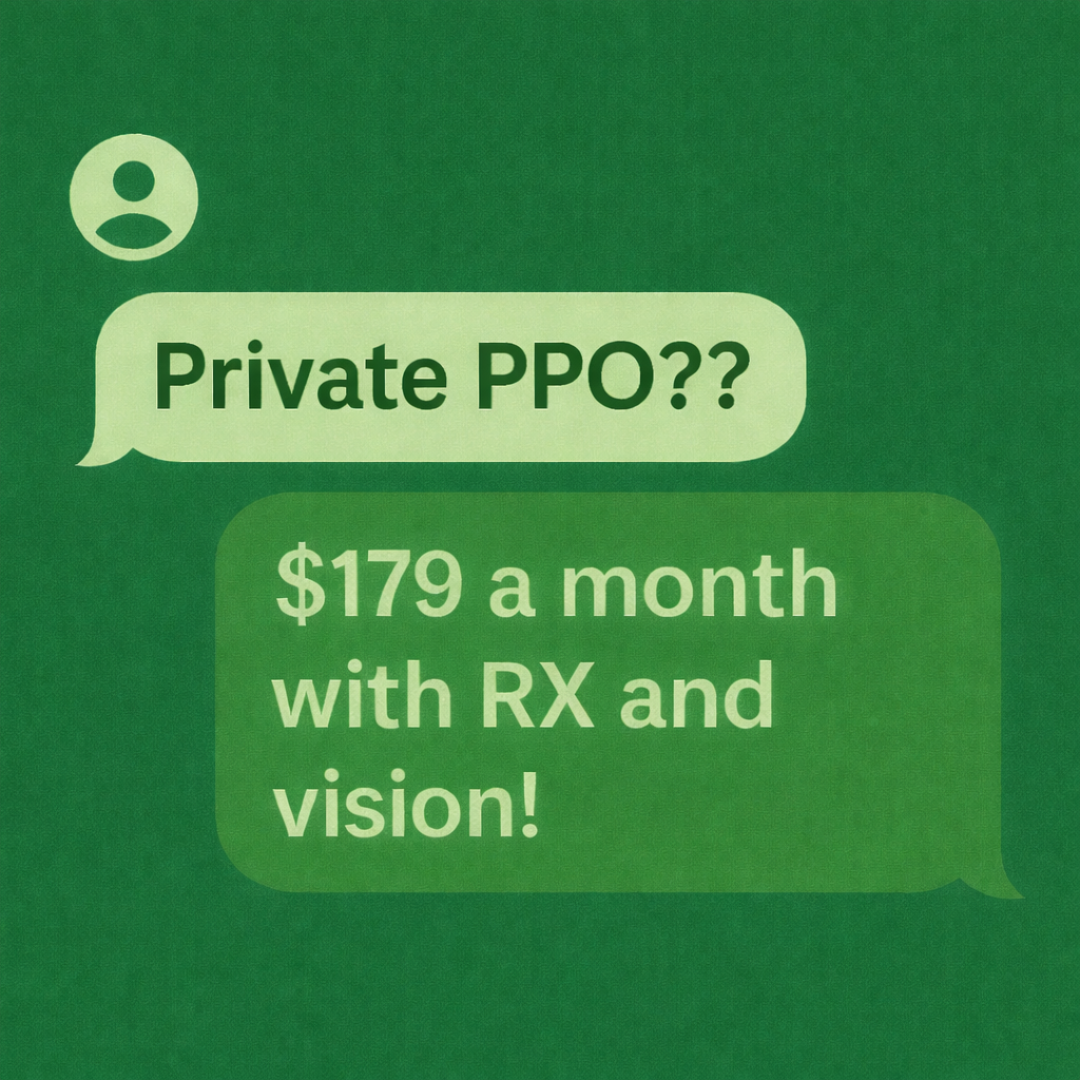 PPO Health Coverage Facebook ad