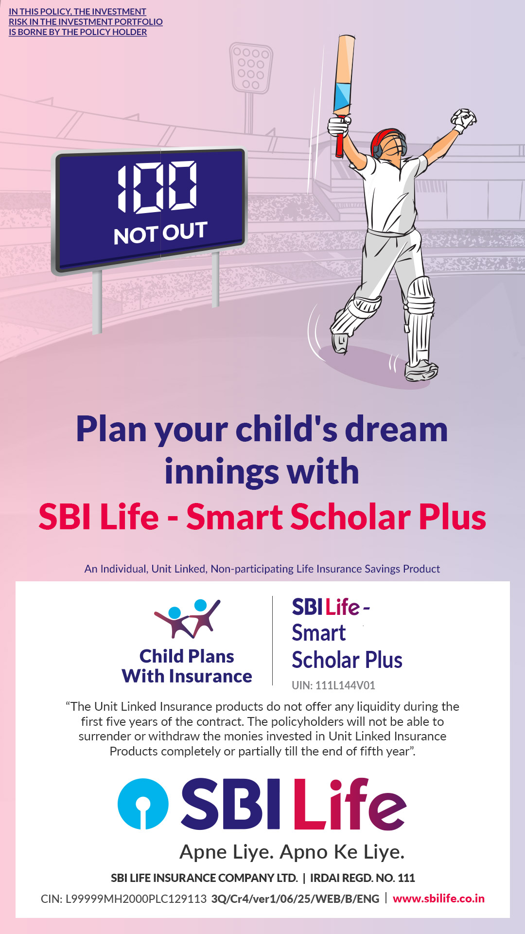 SBI Life Insurance Facebook ad