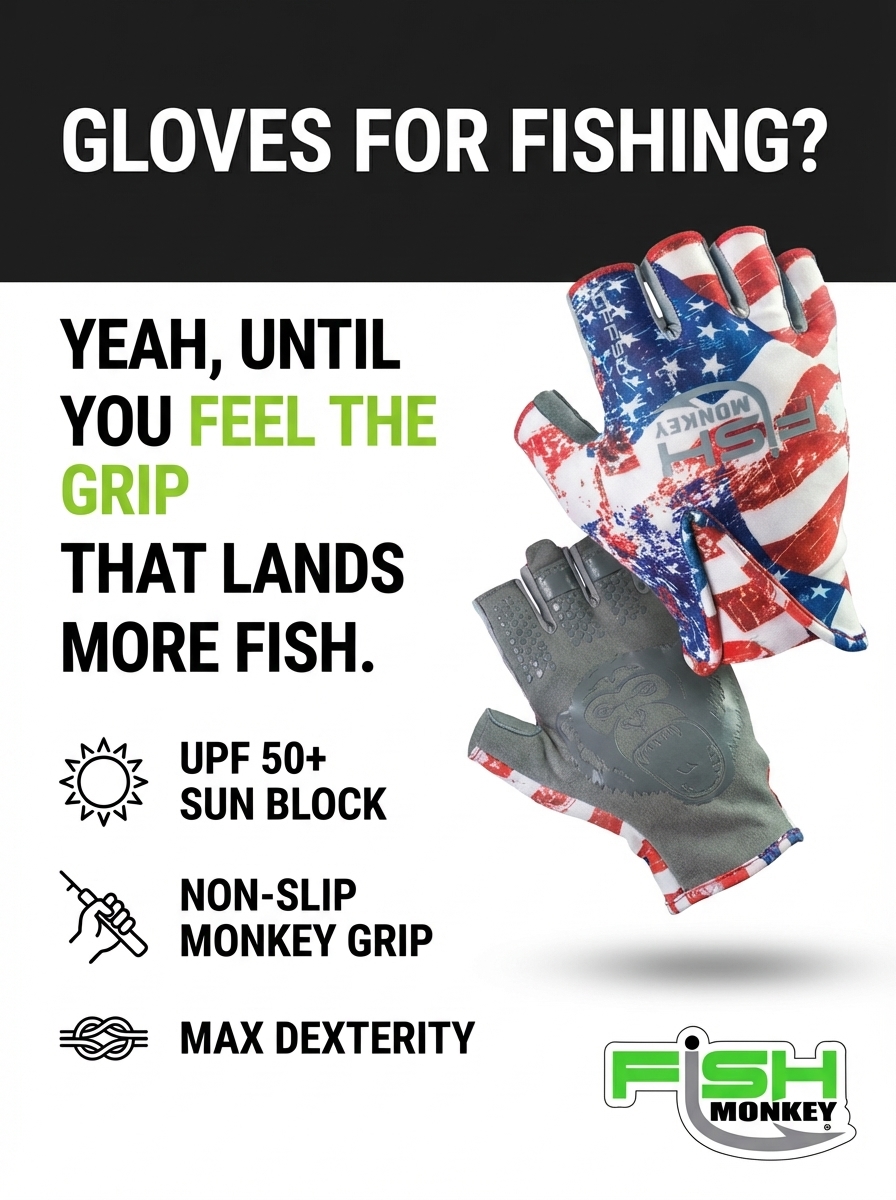 Fish Monkey Facebook ad: End Hand Fatigue Now
