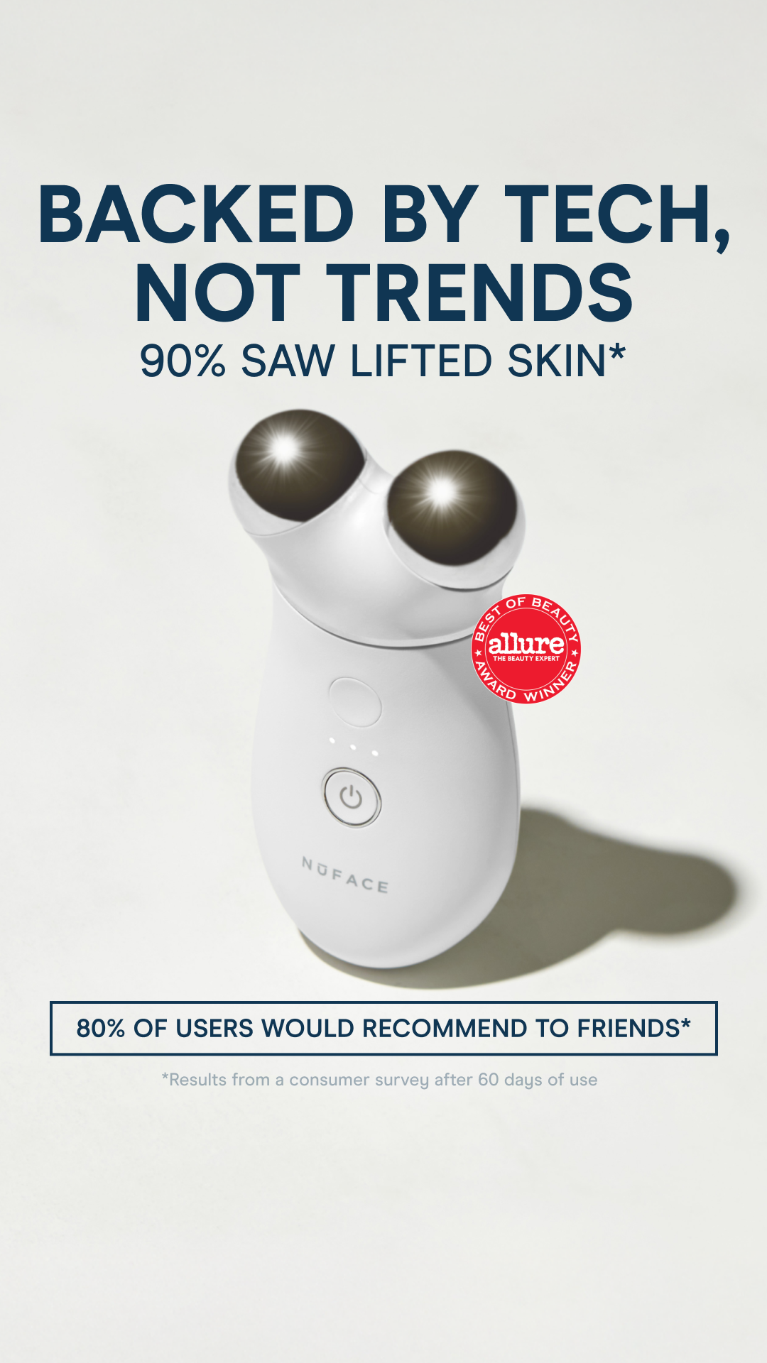 NuFACE Facebook ad