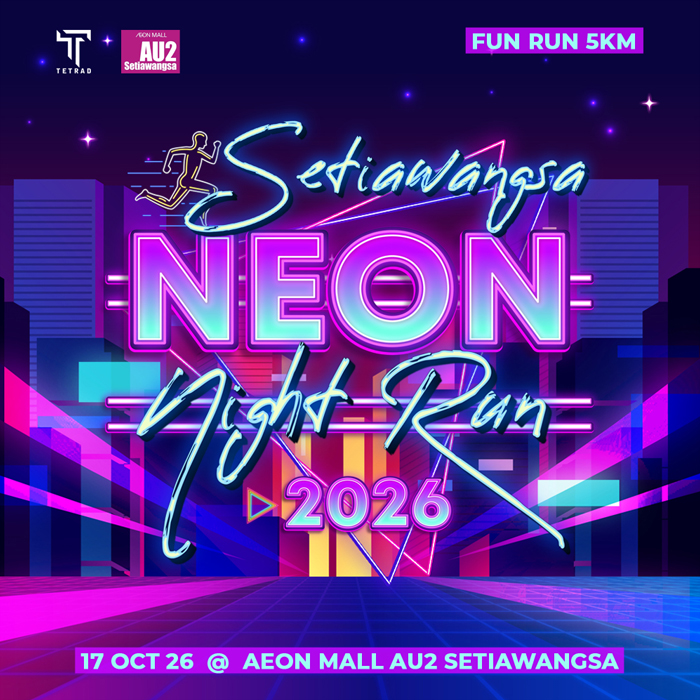 Neon Run Malaysia Facebook ad: SETIAWANGSA NEON NIGHT RUN 2026
