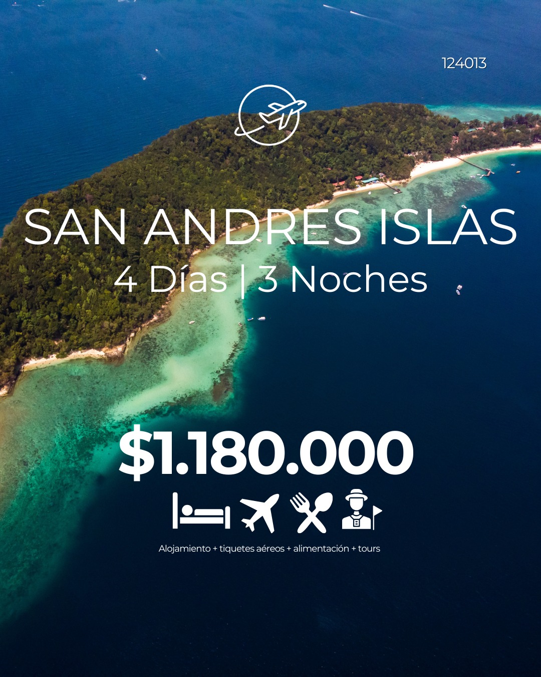 Mega viajes Facebook ad: Cambia la rutina por el paraíso en San…
