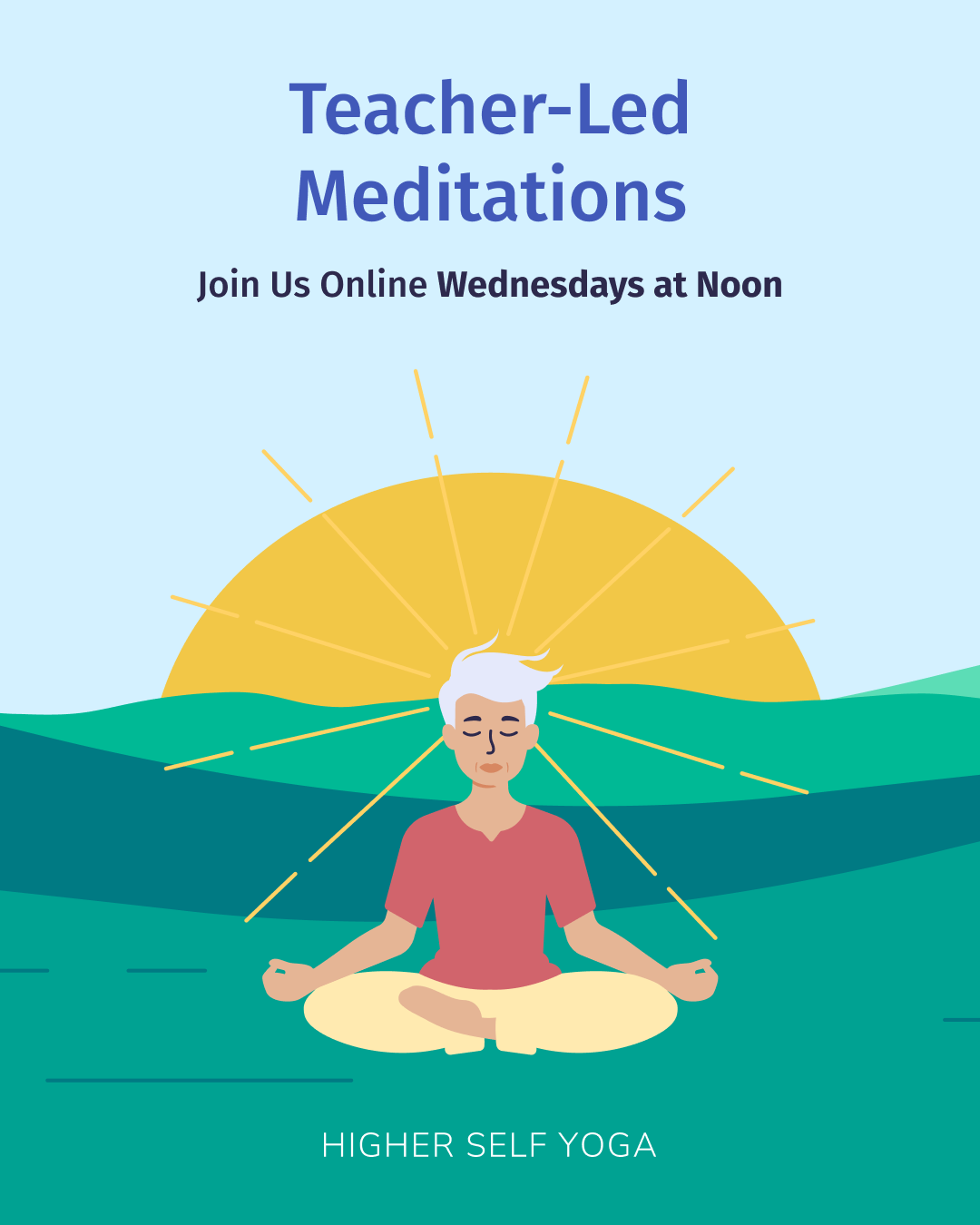 Higher Self Yoga Facebook ad