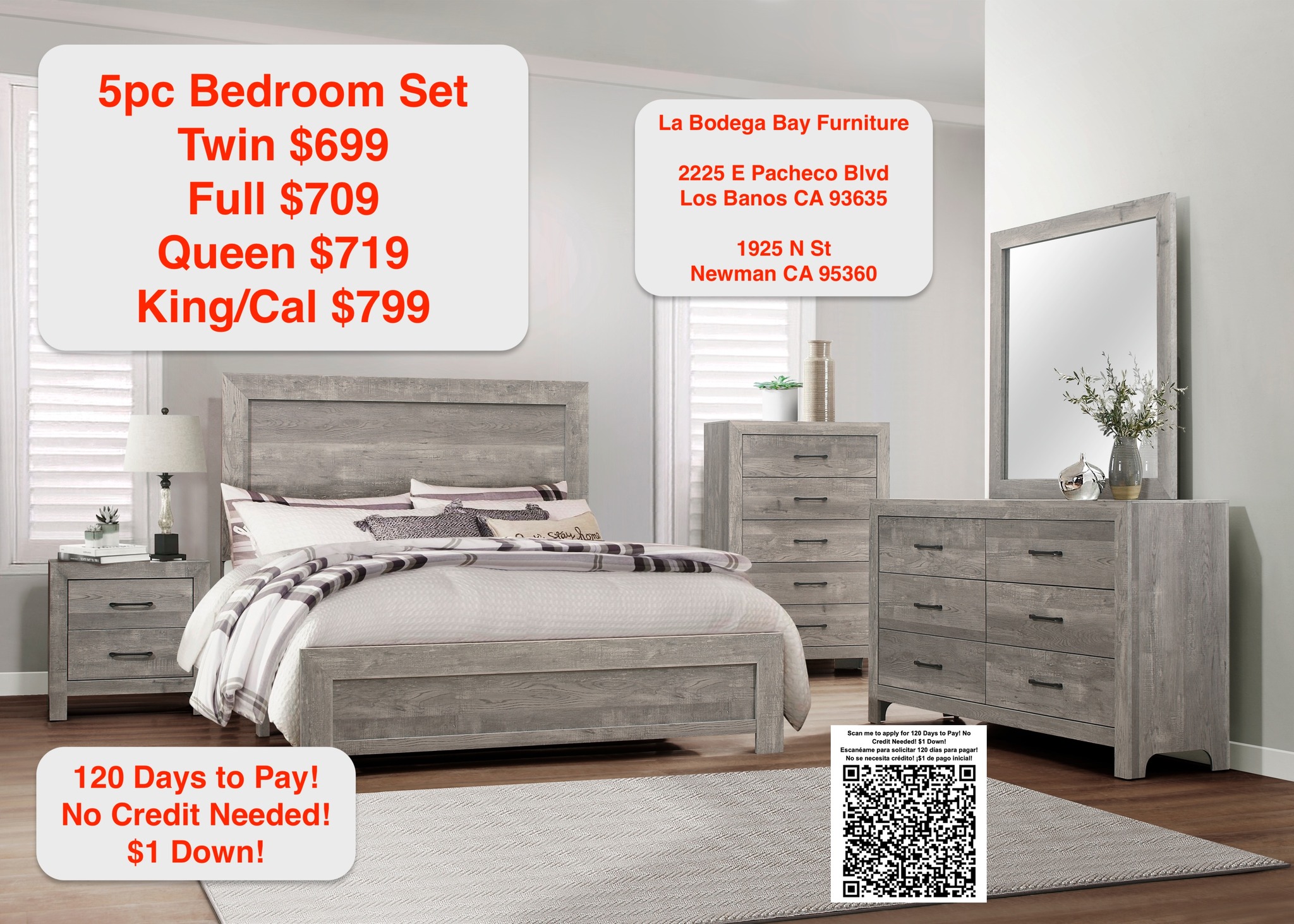 La Bodega Bay Furniture Facebook ad: Save BIG Today!