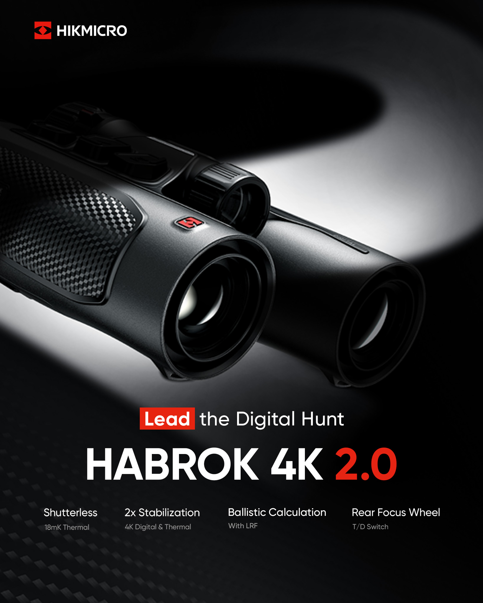 HIKMICROHunting.Global Facebook ad: HABROK 4K 2.0: The Future of Hunting is…