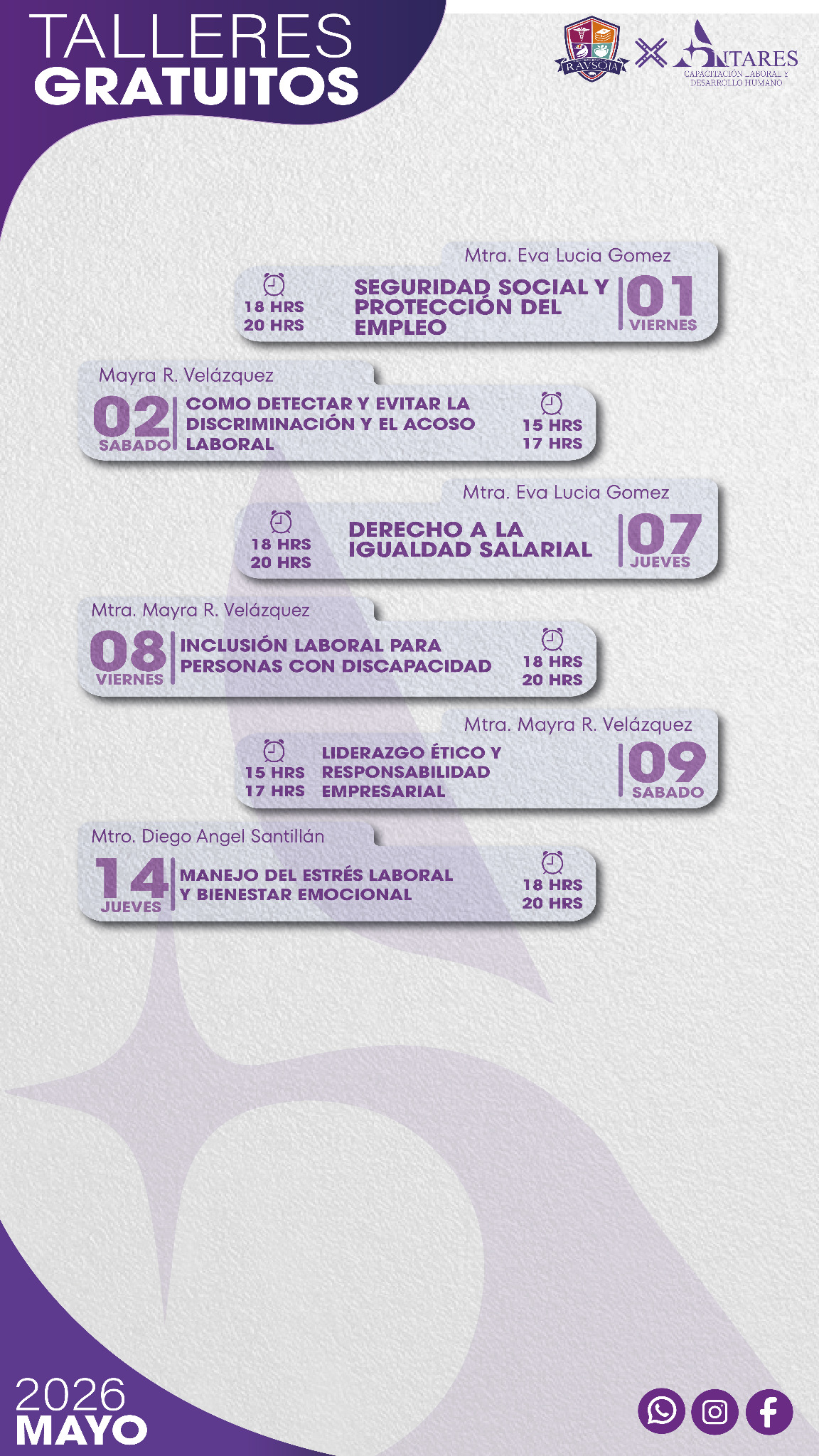 Antares Capacitacion Laboral y Desarrollo Humano Facebook ad from Jul 1, 2026