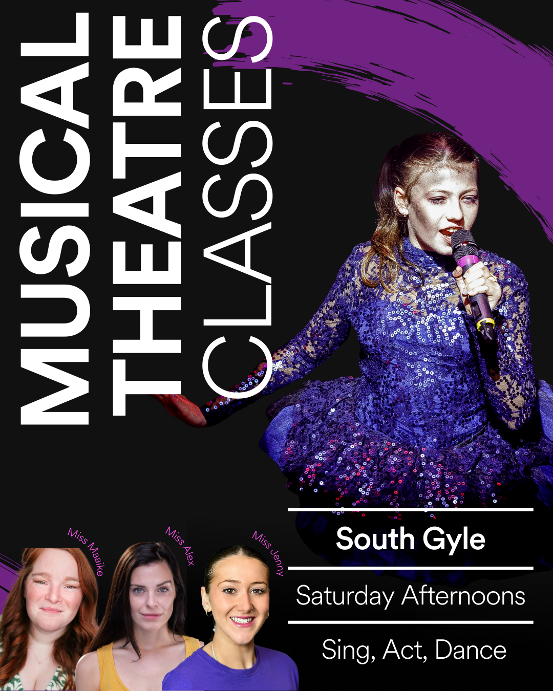 DN Theatre Facebook ad: Musical Theatre is an amazing way for children…