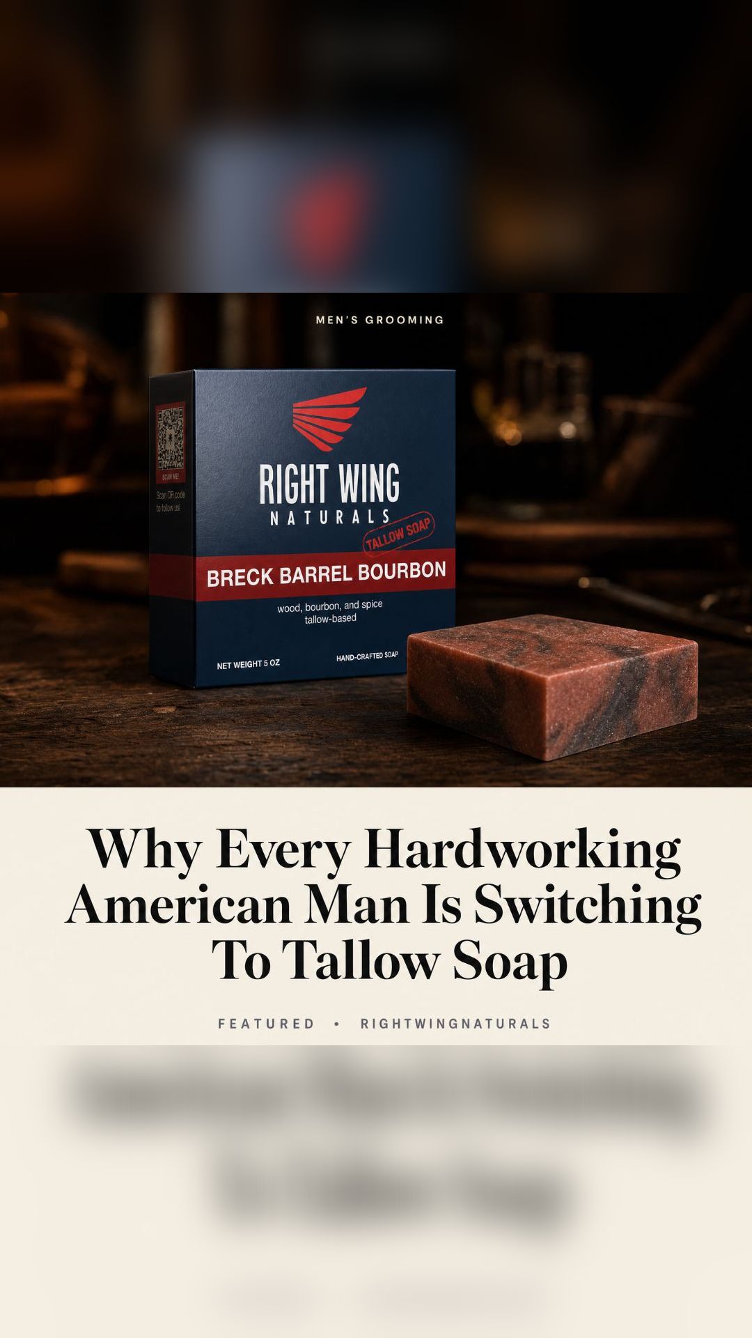 RIGHT WING Naturals Facebook ad