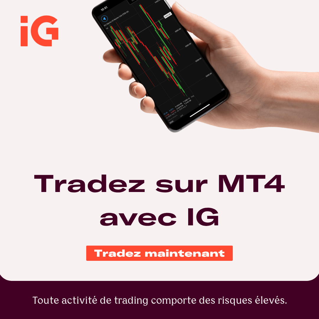 IG Facebook ad: Accédez aux marchés avec MT4