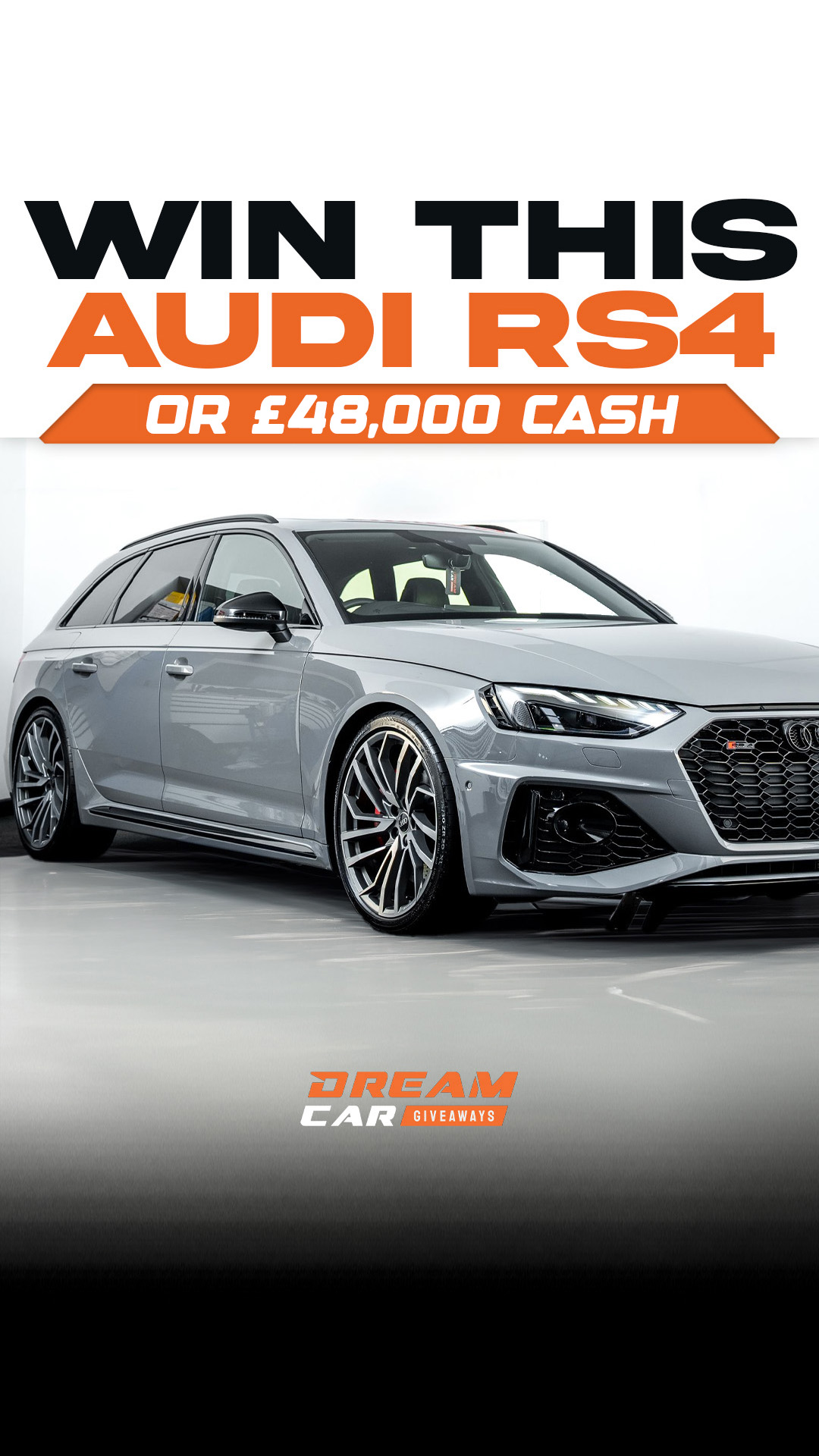 Dream Car Giveaways Facebook ad