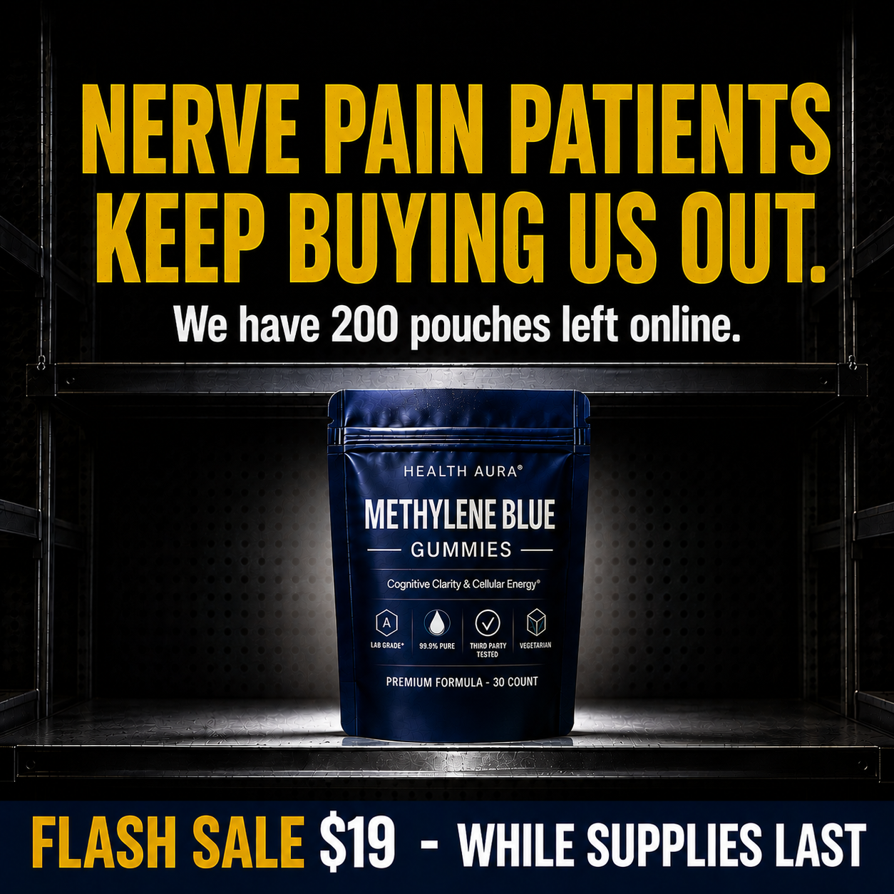 The Pain-Free Aging Report Facebook ad