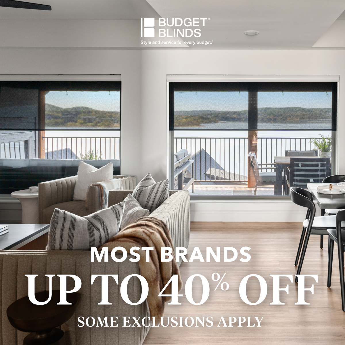 Budget Blinds of Mission Viejo and Coto de Caza Facebook ad